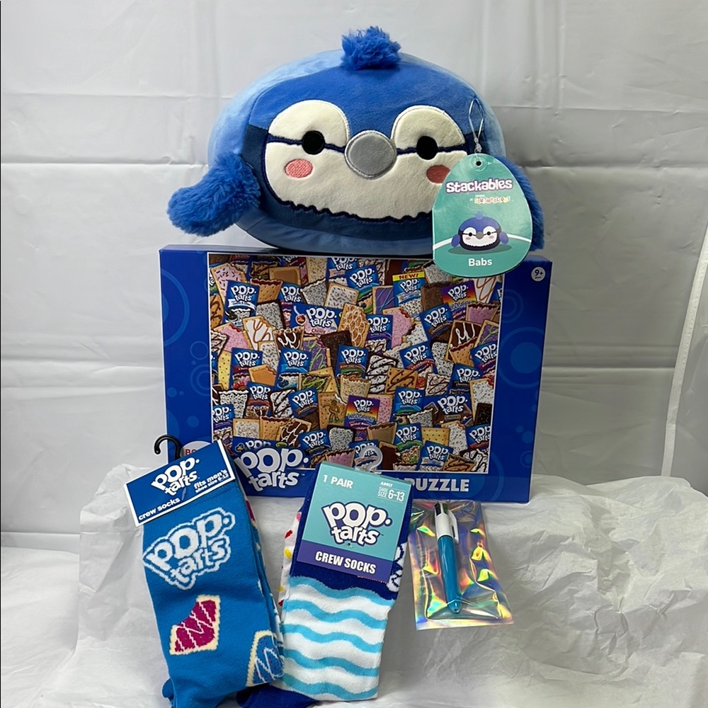 Squishmellow Plush Babs Pop-Tarts Puzzle Bundle Gift